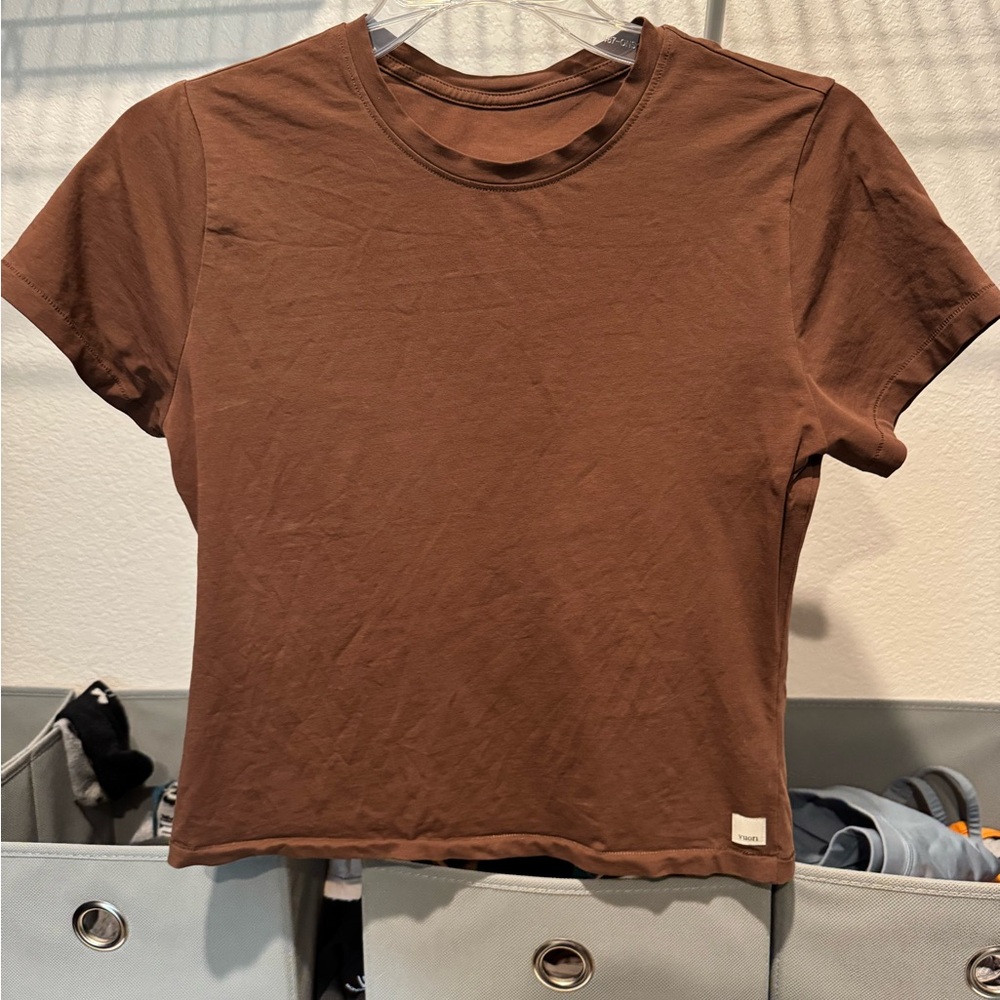 Brown Vuori  Feather Baby Tee